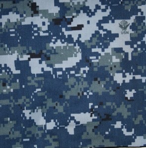 Four color scheme with USN Logo visible in the pattern