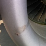 Impact on the outside of the Engine Inlet Cowl